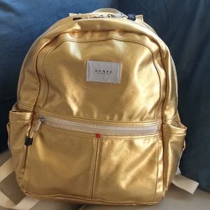 Gold slate backpack